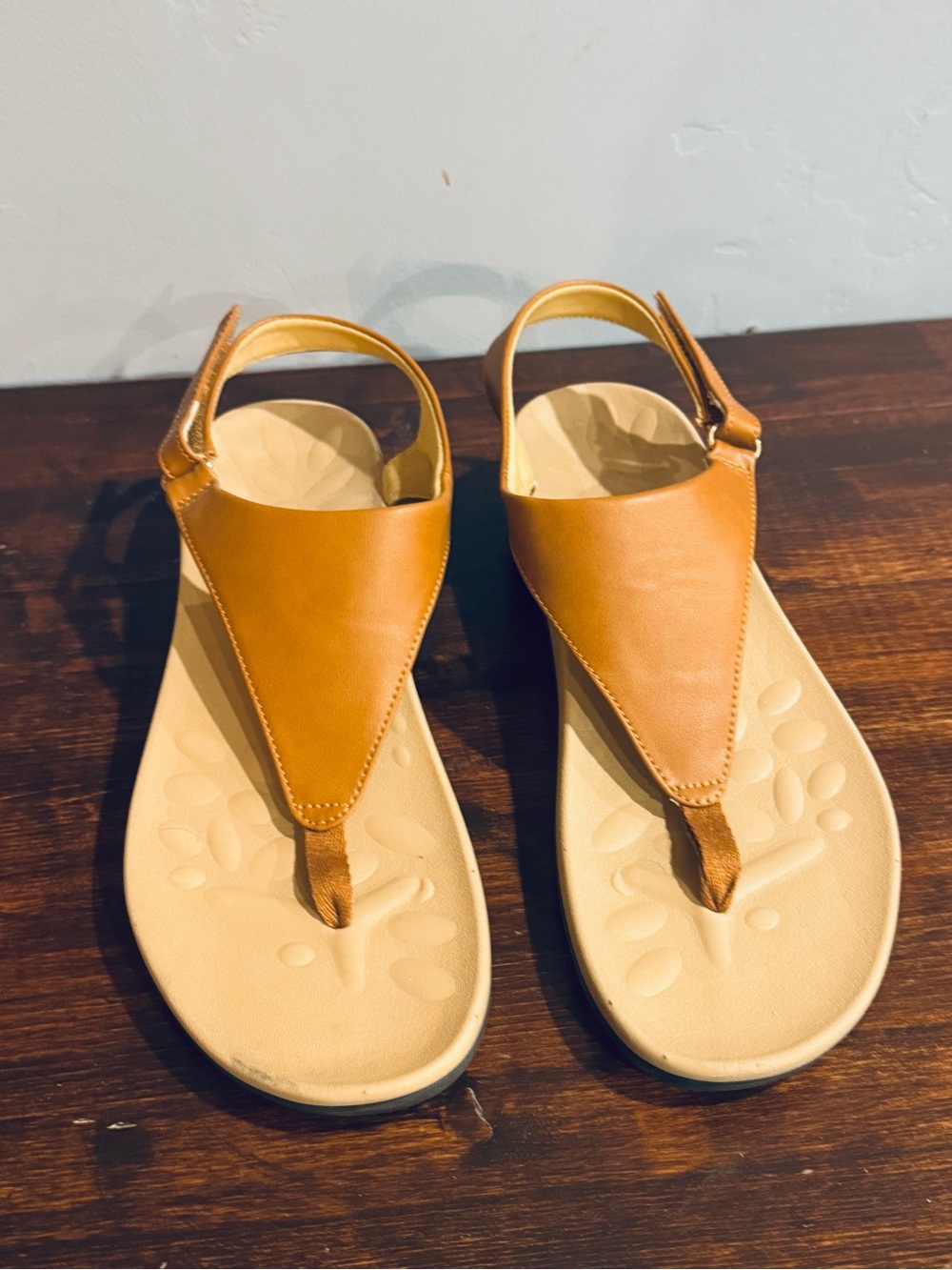 NEW Womens Arch Support Sandals Orthotic Adjustable Thong Flip Flops
